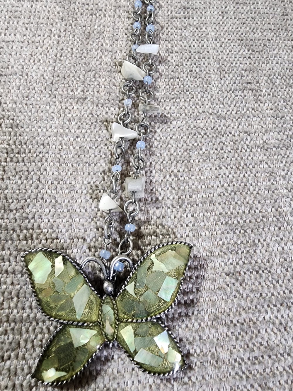 2  Butterfly Pendant Necklaces - Women's Jewelry Set/ Bundle - Picture 5 of 15